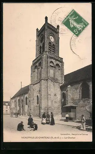 AK Neauphle-le-Chateau, le Clocher