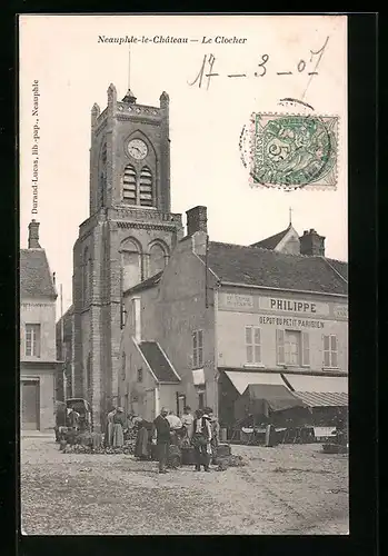 AK Neauphle-le-Chateau, le Clocher