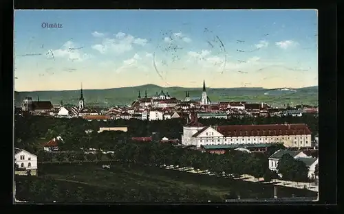 AK Olmütz, Generalansicht der Stadt, Blick zur Kathedrale