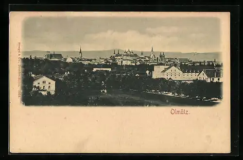 AK Olmütz, Blick auf die gesamte Stadt