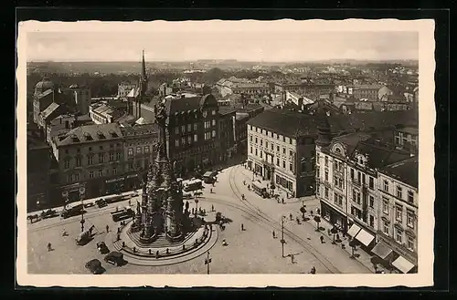 AK Olmütz, Blick vom Marktplatz über die Stadt