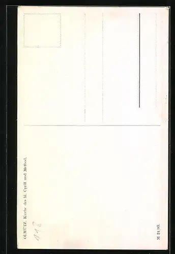 AK Olmütz, Kirche des hl. Cyrill und Method