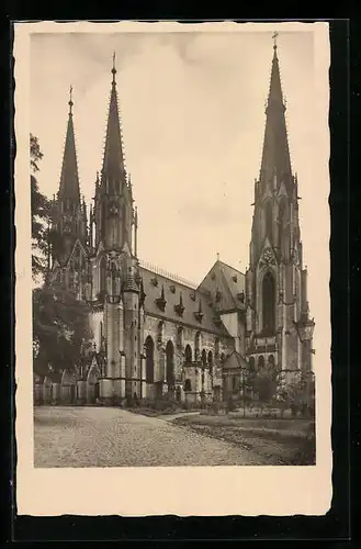 AK Olmütz, Partie auf dem PLatz vor dem Dom