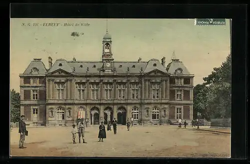 AK Elbeuf, Hotel de Ville, facade