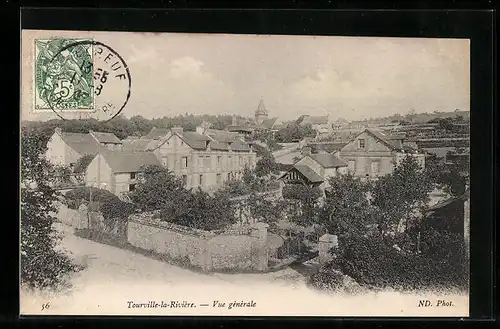 AK Tourville-la-Riviere, Vue Generale