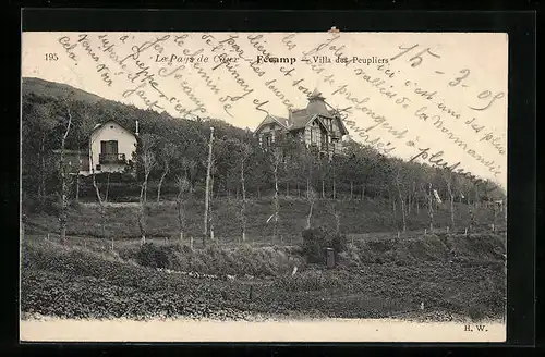 AK Fecamp, Villa des Peupliers