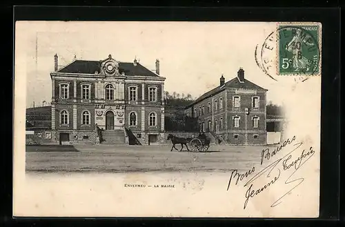 AK Envermeu, La Mairie, facade