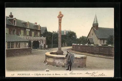 AK Pourville, L`Eglise de la Croix de Pierre