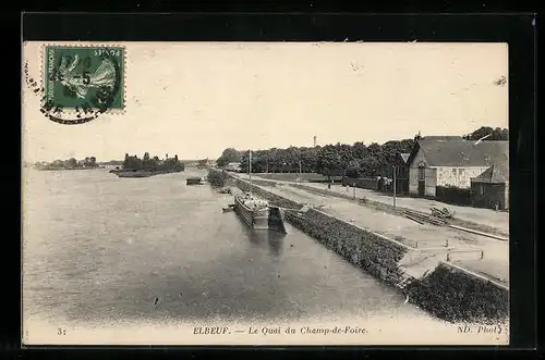 AK Elbeuf, Le Quai du Champ-de-Foire