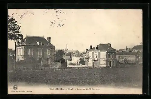 AK Neufchatel-en-Bray, Route de Gaillefontaine