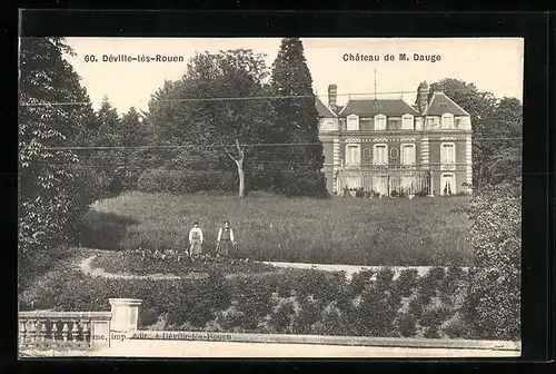 AK Deville-les-Rouen, Chateau de M. Dauge