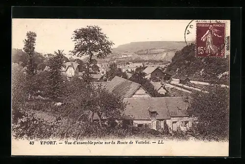 AK Yport, Vue d`ensemble prise sur la Route de Vattelot