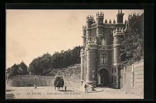 AK Sainte Adresse par Le Havre, Villa de la Cote