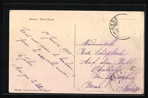AK Genéve, Place Neuve