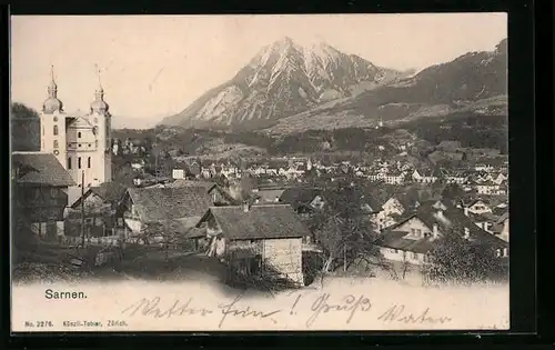 AK Sarnen, Blick auf den Ort