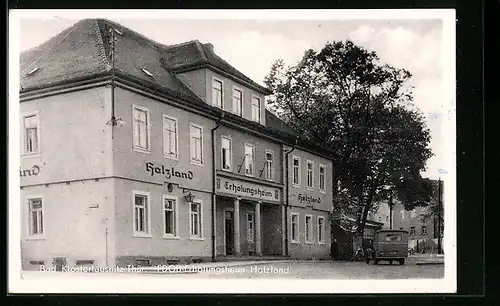 AK Bad Klosterlausnitz, FDGB-Erholungsheim Holzland