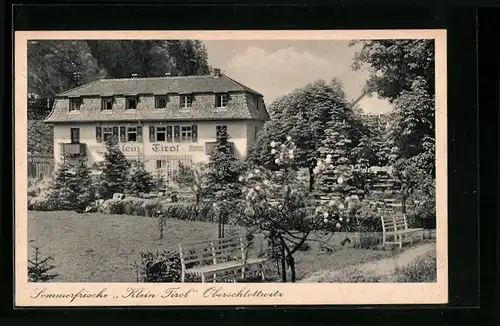 AK Oberschlottwitz, Gasthaus Klein Tirol