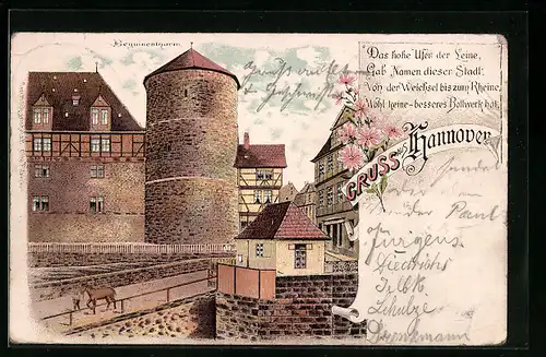 Lithographie Hannover, Beguinenturm