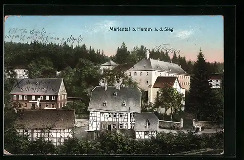 AK Mariental / Sieg, Teilansicht