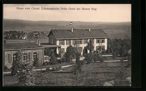 AK Hamm a. d. Sieg, Das Christl. Erholungsheim Hohe Grete