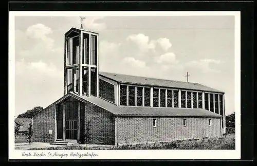 AK Heiligenhafen, Kath. Kirche St. Ansgar