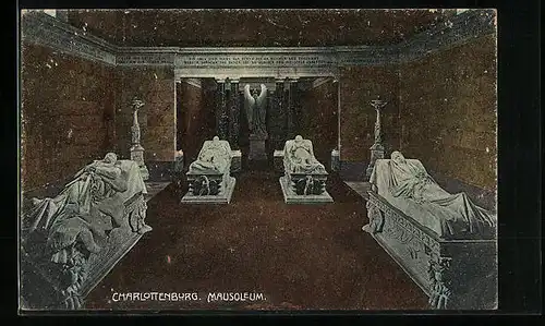 AK Berlin-Charlottenburg, Mausoleum, Innenansicht