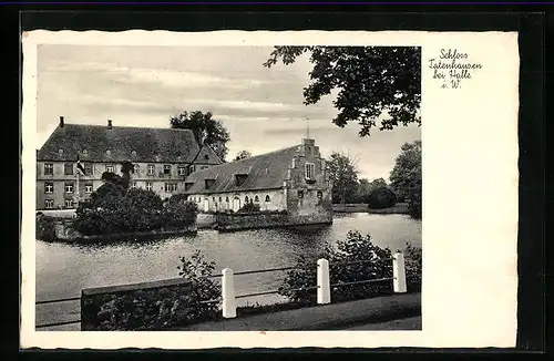 AK Halle i. W., Schloss-Café Tatenhausen