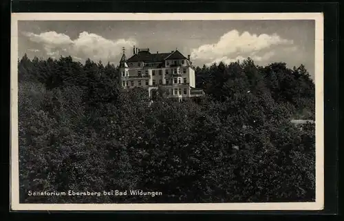 AK Bad Wildungen, Sanatorium Ebersberg