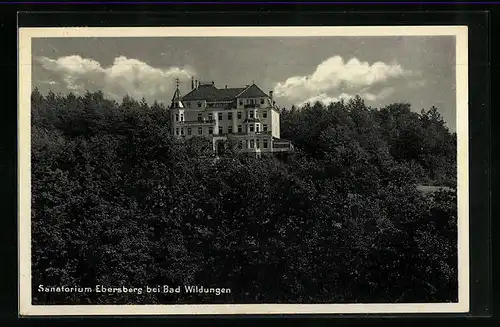 AK Bad Wildungen, Sanatorium Ebersberg