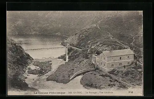 AK Glénic, le Barrage, Vue Générale