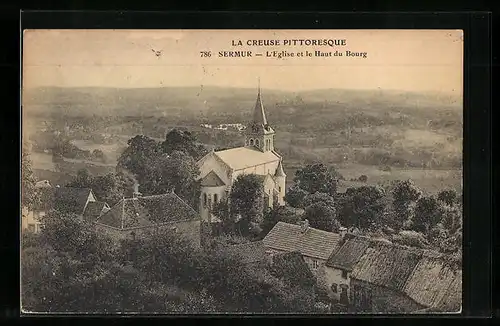 AK Sermur, l`Eglise et le Haut du Bourg