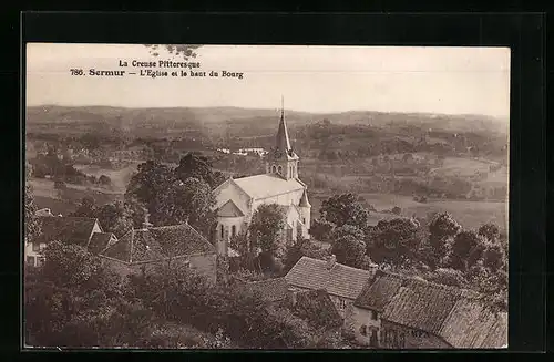 AK Sermur, l`Eglise et le haut du Bourg