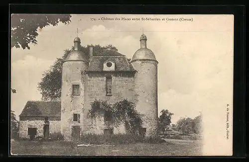 AK Crozant, Chateau des Places entre St-Sébastien
