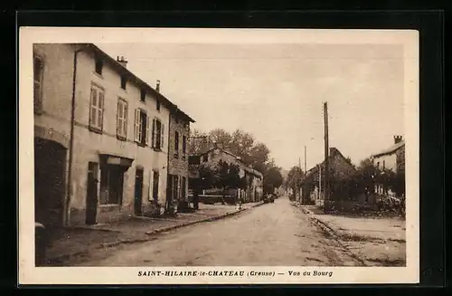 AK Saint-Hilaire-le-Chateau, Vue du Bourg