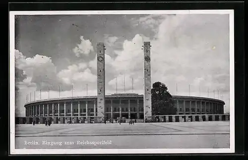 AK Berlin, Eingang zum Reichssportfeld