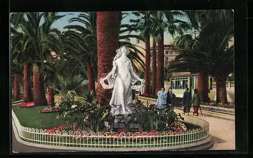 AK Sanremo, Statua della Primavera, Strassenbahn