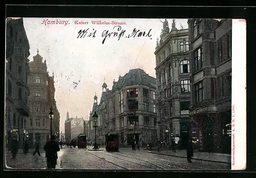 AK Hamburg-Neustadt, Kaiser Wilhelm-Strasse