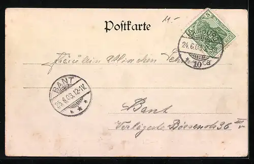 AK Hamburg-St. Georg, Hotel Graf Moltke am Steindamm