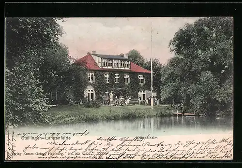 AK Hamburg-Langenfelde, Blick auf das Krüppelheim