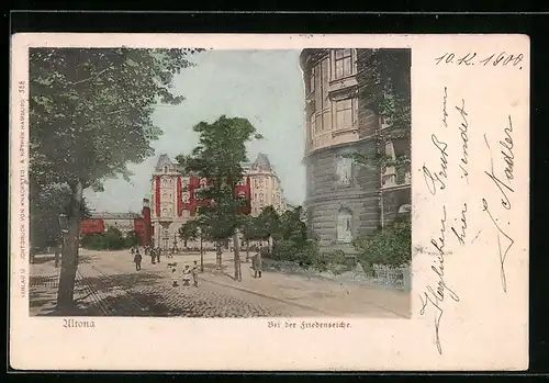 AK Hamburg-Altona, Bei der Friedenseiche