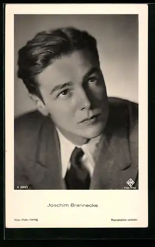 AK Schauspieler Joachim Brennecke im Porträt