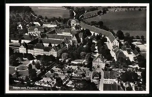 AK Salem, Ortsansicht vom Flugzeug aus gesehen