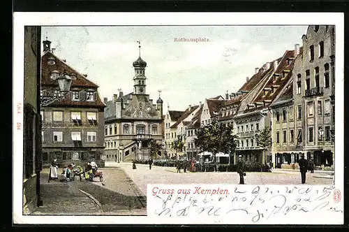 AK Kempten, Rathausplatz