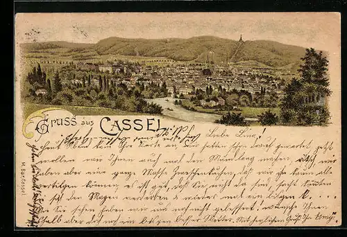 Lithographie Kassel, Gesamtansicht