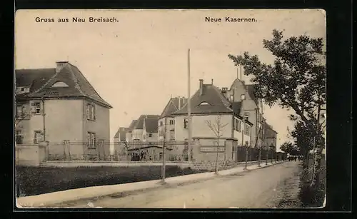 AK Neu-Breisach, Neue Kasernen