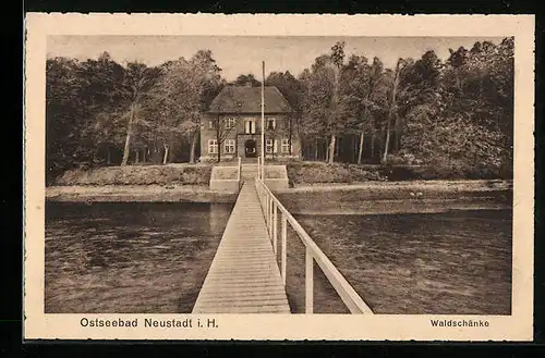 AK Neustadt i. H., Gasthaus Waldschänke