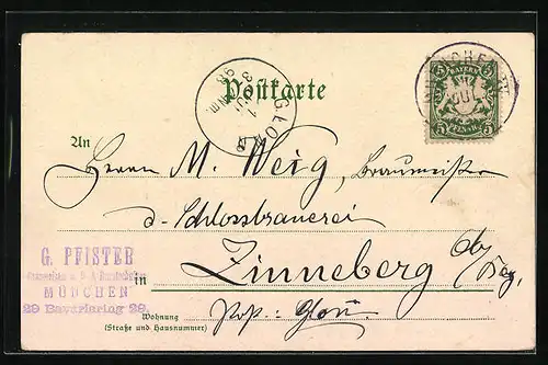 Lithographie München, Maximilianeum