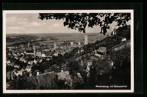 AK Ravensburg, Generalansicht mit Schussental