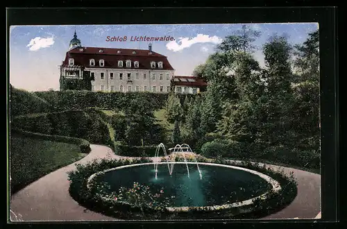 AK Frankenberg, Brunnen unter dem Schloss Lichtenwalde