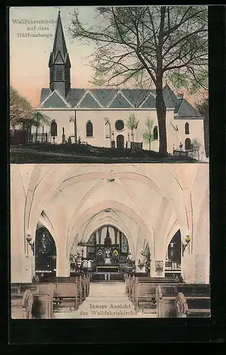 AK Geismar, Wallfahrtskirche auf dem Hülfensberg, Innenansicht